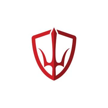 Trident Logo Template vector icon イラスト素材