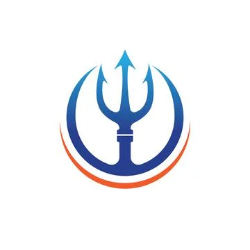Trident Logo Template vector icon イラスト素材