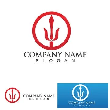 Trident Logo Template vector icon イラスト素材