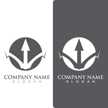Trident Logo Template vector icon イラスト素材