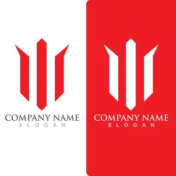 Trident Logo Template vector icon イラスト素材