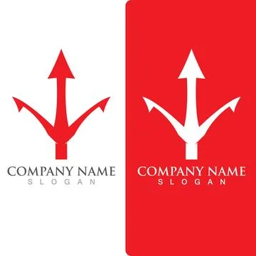 Trident Logo Template vector icon イラスト素材