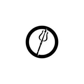 Trident Logo Template vector icon Stock Illustration