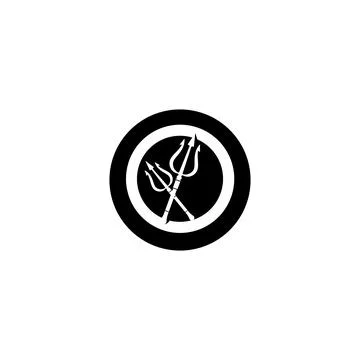 Trident Logo Template vector icon Stock Illustration