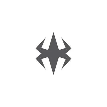 Trident Logo Template vector icon Stock Illustration