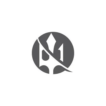 Trident Logo Template vector icon Stock Illustration