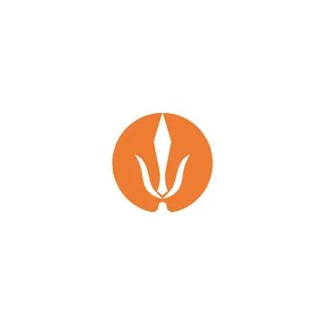 Trident Logo Template vector icon Stock Illustration