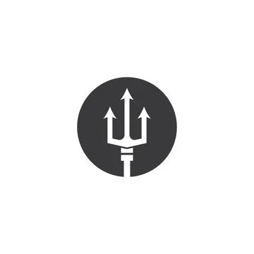 Trident  Logo Template vector symbol Stock Illustration