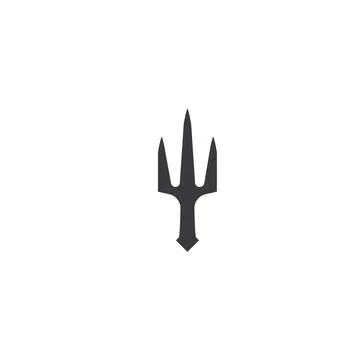 Trident  Logo Template vector symbol Stock Illustration