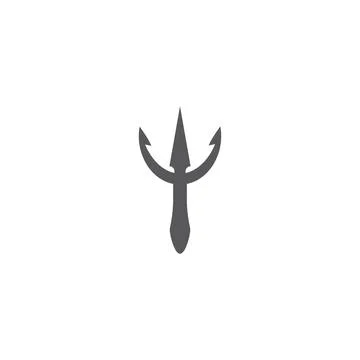 Trident  Logo Template vector symbol Stock Illustration
