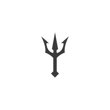 Trident  Logo Template vector symbol Stock Illustration