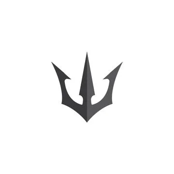 Trident  Logo Template vector symbol Stock Illustration