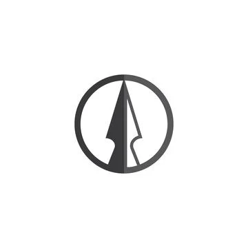 Trident  Logo Template vector symbol Stock Illustration
