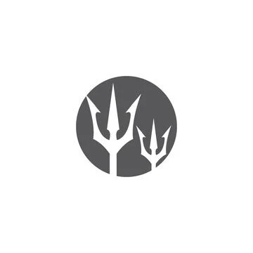 Trident  Logo Template vector symbol Stock Illustration