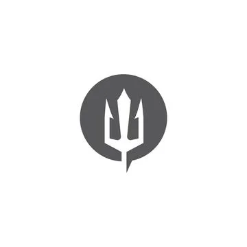 Trident  Logo Template vector symbol Stock Illustration