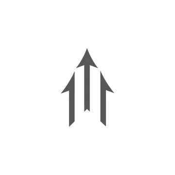 Trident  Logo Template vector symbol Stock Illustration
