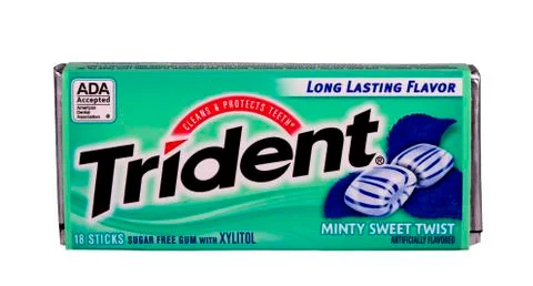 Trident mint chewing gum Photos