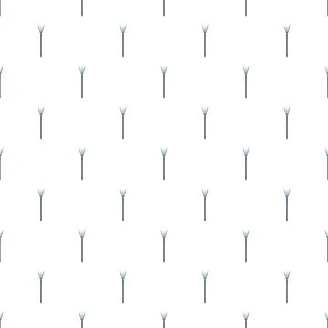 Trident pattern design repeating on white background 스톡 일러스트