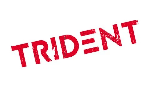 Trident rubber stamp イラスト素材