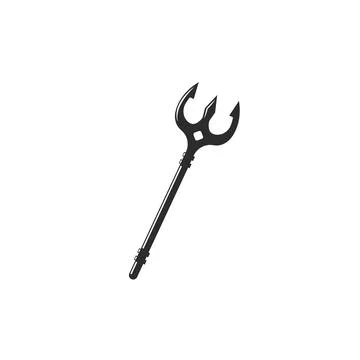 Trident  vector icon illustration design template Stock Illustration