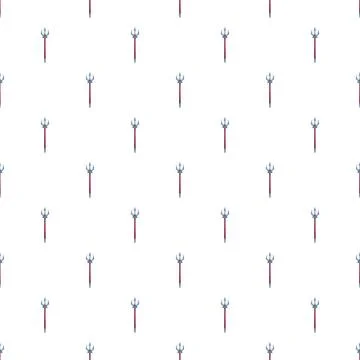 Trident weapon seamless pattern background with power symbol Stockillustratie