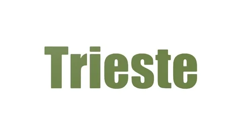 Trieste Animated Word Cloud Isolated On White Stock Footage 103097918
