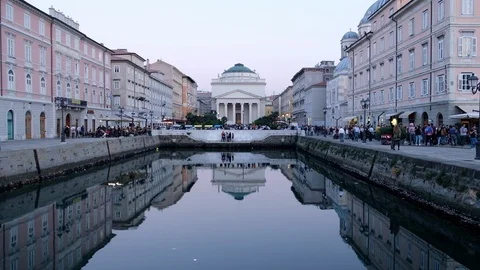 Trieste: Canal Grande 스톡 동영상 96410945