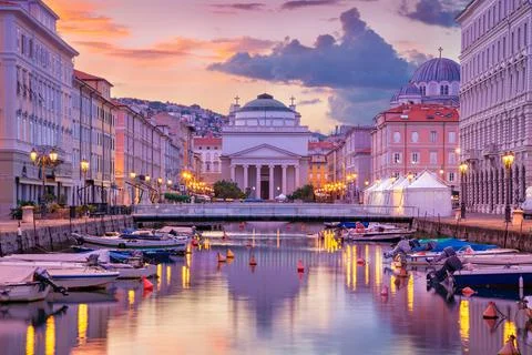 Trieste, Italy. Stock Photos