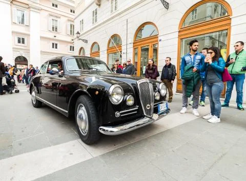 Trieste Opicina Historic is regularity Run for Vintage and Classic Cars Stock Photos