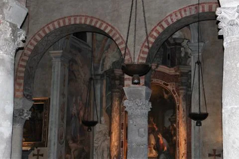 Trieste, San Giusto Cathedral Stock Photos