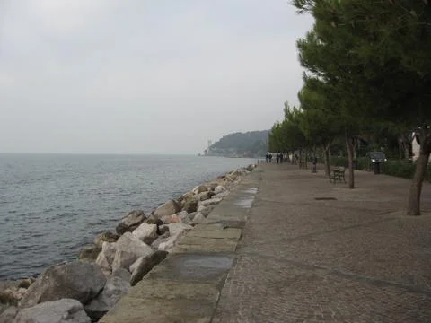 Trieste seafront, Italy Stock Photos