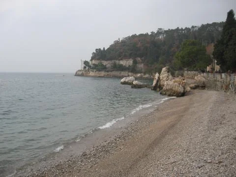 Trieste seafront, Italy Stock Photos
