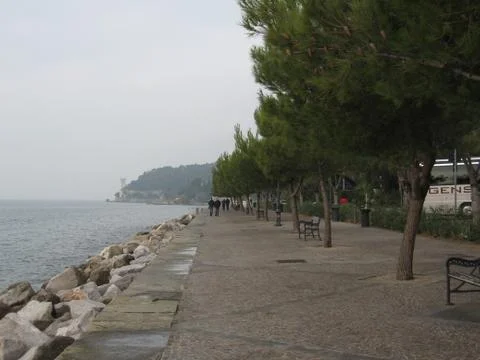 Trieste seafront, Italy Stock Photos