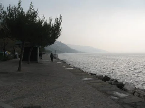 Trieste seafront, Italy Stock Photos