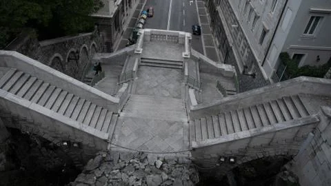 Trieste stairs Stock Photos