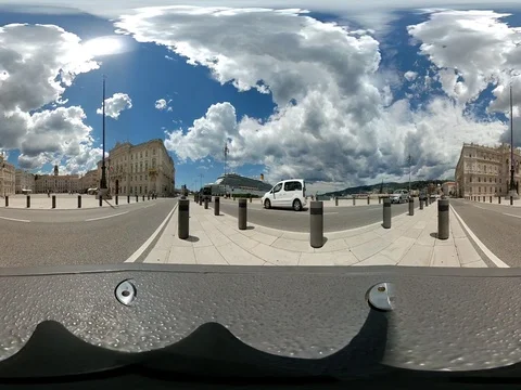 Trieste in video 360 time lapse 库存影片 78905750