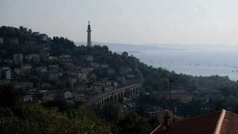 Trieste: Vittoria Light Stock Footage 96411000