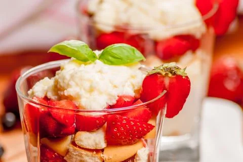 Trifle cake Stock Photos