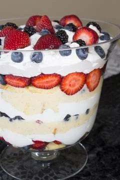 Trifle Dessert Stock Photos