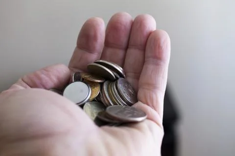 Trifle in the hand Stock Photos