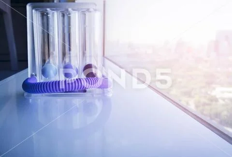 Triflow incentive spirometer Stock Photos