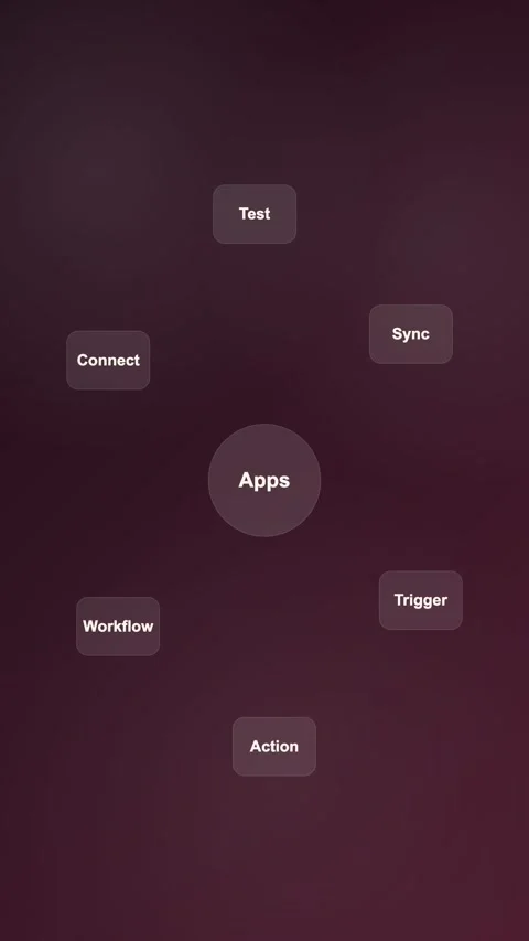 Trigger Setup Panel SaaS UI Animation Vídeo Stock 345156253
