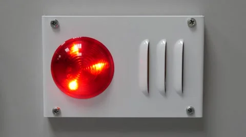 The triggering of the alarm lamp 動画素材 55536993