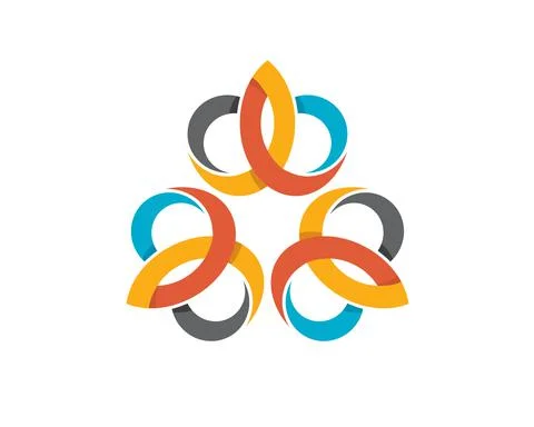 Trigonal Flower Illustration Stock Illustration