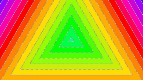 Trigonal rainbow color  with alpha  Stock Footage 46035067