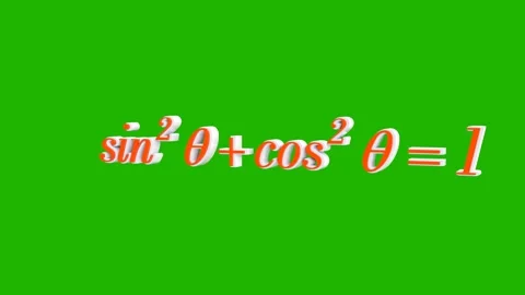 Trigonometry Formulas Stock Footage 249246477