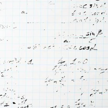 Trigonometry math equations and formulas Stock Photos