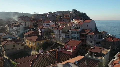 Trilye drone city Stock Footage 127110908