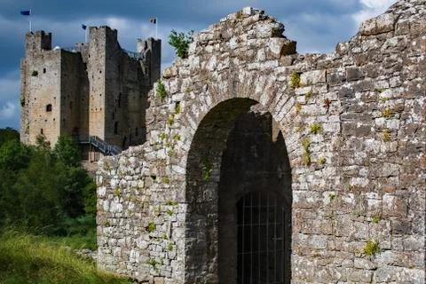 Trim Castle Wall Gate Stock Photos
