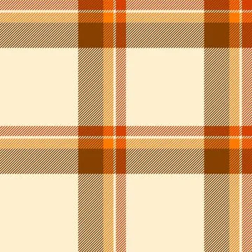 Trim plaid check vector, iconic textile background fabric. Oilcloth tartan .. 库存插图